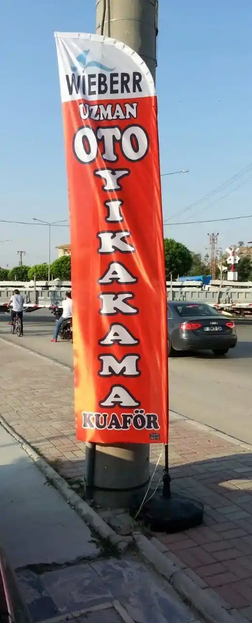 Oto Yıkama Yelken Bayrağı-14